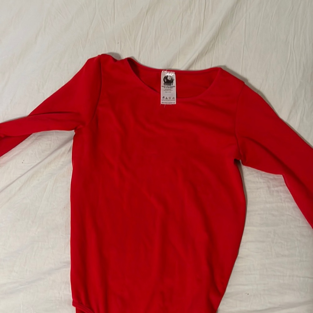 Red body suit